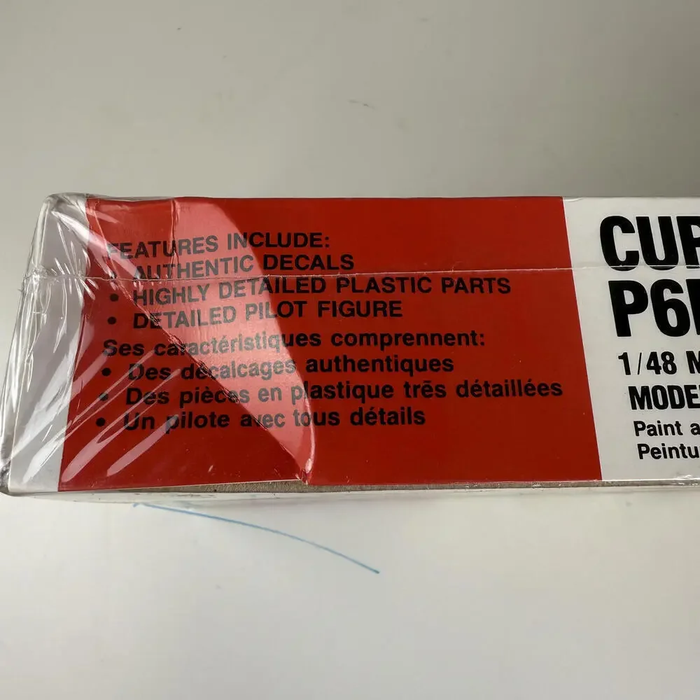Lindberg Golden Age Biplane Curtiss P6E Plastic Model 1:48 1993 Brand New
